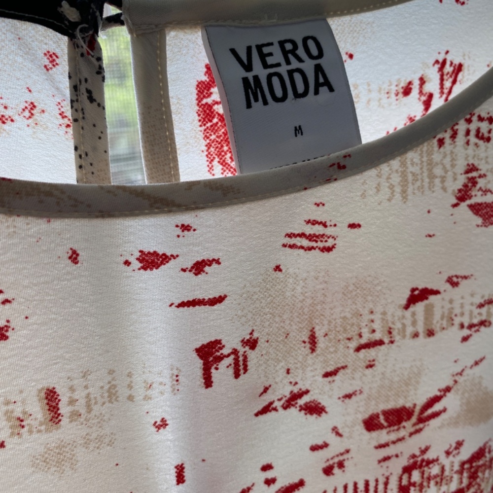 Abstract Print Shift Dress - Picture 2 of 2